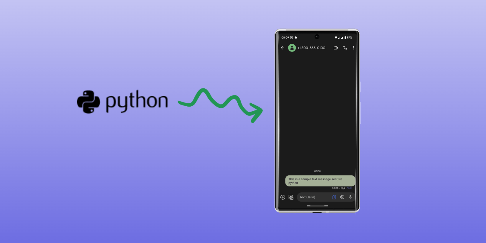 Send an SMS from your Android phone with Python - payapay